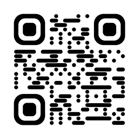 Black and white QR code leading to information on home elevators.